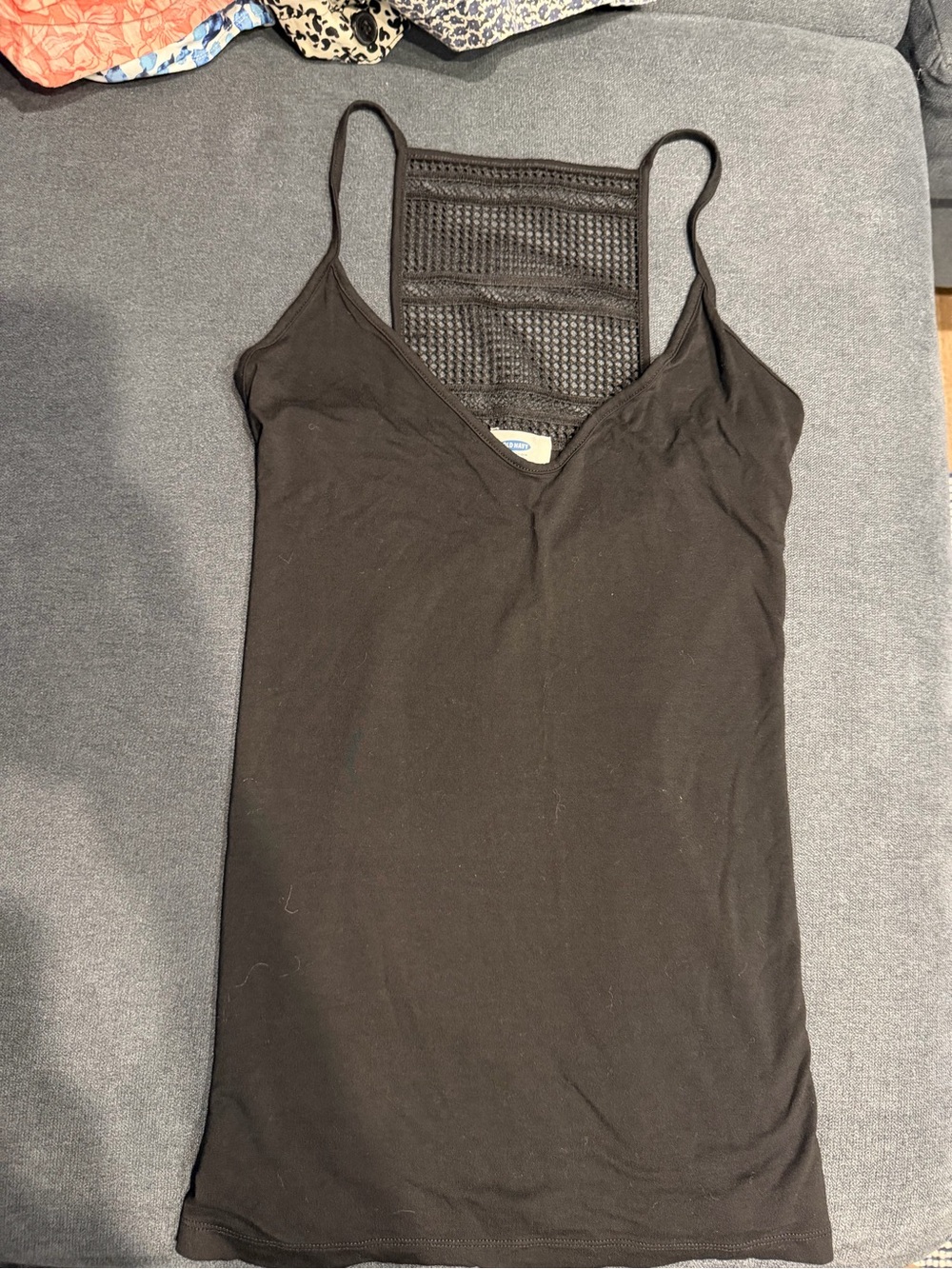 Old Navy Black Lace-Back Camisole Tank
